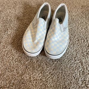 Vans Checkered Blue Slips 12